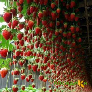 Клубника ампельная Анастасия купить по цене от 370р. в интернет-магазине «Посадика» с доставкой почтой в в Александровске-Сахалинском и по всей России – [изображение №1].