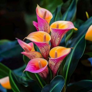 Калла Оникс купить по цене от 450р. в интернет-магазине «Посадика» с доставкой почтой в в Александровске-Сахалинском и по всей России – [изображение №1].